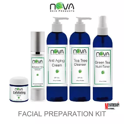 Facial Preparation Peel Kit Cleanser Toner Anti-aging Cream Brilliance Exfoliate • $154