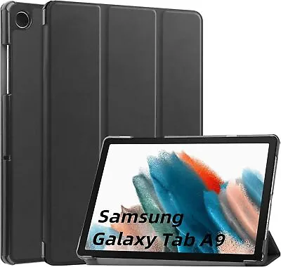 For Samsung Galaxy Tab A9 / A9 PLUS (2023) Leather Smart Cover Flip Tablet Case • £7.15