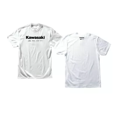 D'COR Kawasaki Racing TShirt Md White 80-120-2 • £33.08