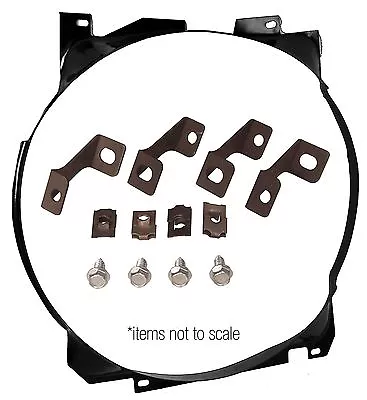 Mustang Fan Shroud & Bracket Kit 2 Row V8 1964 1965 1966 • $52.95