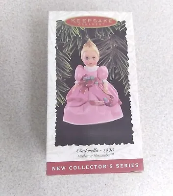 Hallmark Keepsake Ornament Cinderella 1995 Figurine Madame Alexander NIB • $7.77