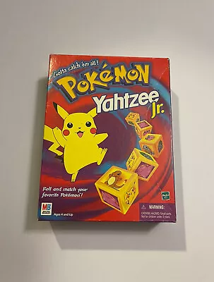 Vintage Pokemon Yahtzee Jr Board Game 1999 Hasbro  Milton Bradley • $12.84