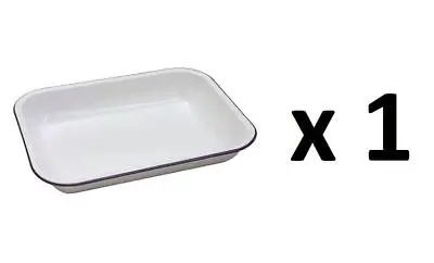 Falcon Enamel Oblong Pie Dish 22cm. 44022 • £7.99