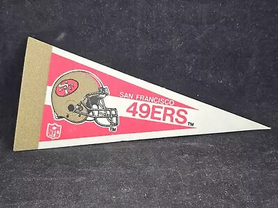 Vintage 1990's Mini San Francisco 49ers Pennant • $4.99