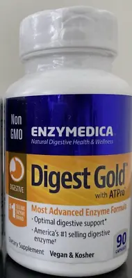 Enzymedica Digest Gold ATPro Optimal Digestive Support 90 Capsules • $29.99