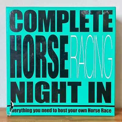 Complete Horse Racing Night In DVD Game By Mad Moose Betting Fun ~ Sealed Damage • £8.95