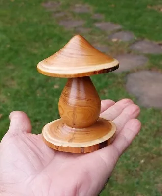 Pacific Yew Wood Live Edge Mushroom! Cool! ~Dovecote Woodworking~ (708)  • $17.99