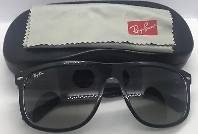MINT RAYBAN RB4147 Boyfriend Sunglasses ORIGINAL CLEAR LENSES BLACK FRAMES MINT • $90