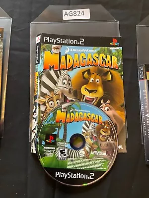 Madagascar (Sony PlayStation 2 2005) No Case No Tracking #AG824 • $10.79