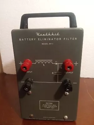 Vintage Heathkit BF-1 Battery Eliminator Filter    Untested   • $59