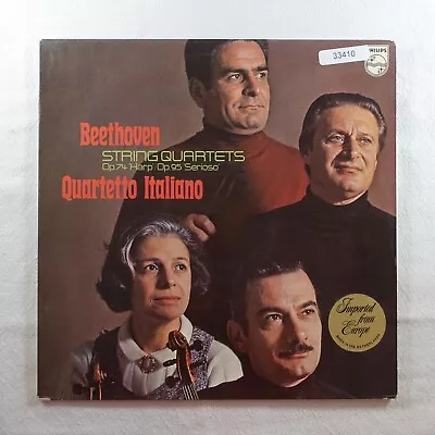 Quartetto Italiano Beethoven String Quartets LP Vinyl Record Album • $13.84