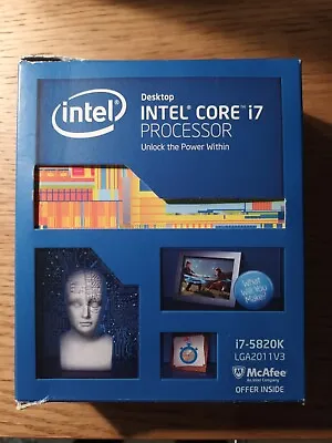 Intel I7 5820k 6 Core Haswell Extreme LGA 2011-v3 Socket X99 CPU • £25