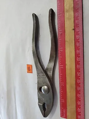 Vintage Vlchek 6.5  Slip Joint Pliers Antique USA Made Hand Tool PR200 Early • $5.99