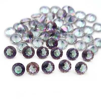 Mystic Quartz Round Cut Stone Loose Gemstone For Jewelry 156 Pcs 6 MM 100 CT • $28.34