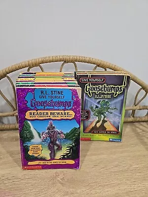 Vintage 1990's Goosebumps Choose Your Own Endings 11 Books • $40