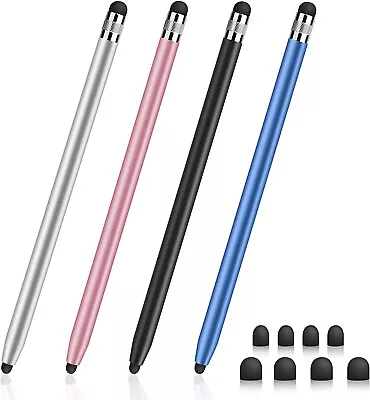 4 Pack Universal Stylus For Apple IPad IPhone Samsung Galaxy PC Rubber Point • $27.99