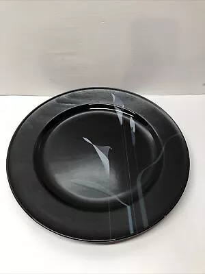 Mikasa Galleria Opus Black China 12-3/4” Plate FK701 • $9.99