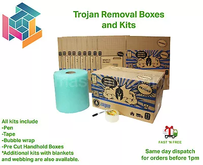 Removal Packing Box STRONG LARGE QUALITY  Cardboard House Moving Boxes • £15