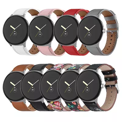 £7.80 • Buy Genuine Leather Business Replacement Wristband Strap For For Google Pixel Watch