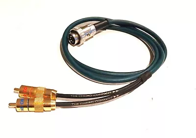Chord Cobra2  In 2xRCA To 5pin DIN  Termination Audio Cable (for NAIM B&O Etc) • £49