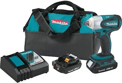 MAKITA XWT06RB 18V LXT Li-Ion Compact Cordless 3/8-Inch Impact Wrench Kit • $232.99