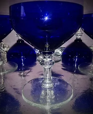 $60 • Buy Morgantown Glass Radiance Champagne Cocktail Coupe Glass Gurgle Stem Stemware 6p
