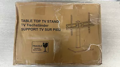 ELIVED Swivel Table Top TV Stand TVs With Max VESA 600x400mm EV017 • £19.99