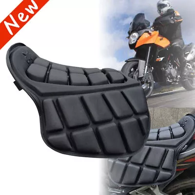 3D Seat Pad Motorcycle Comfort Gel Cushion Motorbike Pillow Cover Universal US • $25.47