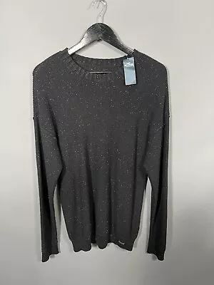 HOLLISTER OVERSIZED Jumper - Size Medium - Black - NEW WITH TAGS - Men’s • £15.99