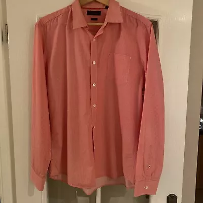 Mens Country Road Pink Multi Casual Shirt Slim Fit - Size XL • £12.99