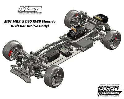 MST MRX-S 1/10 RWD Electric Drift Car Kit (No Body) MXS-532208 • $239.99