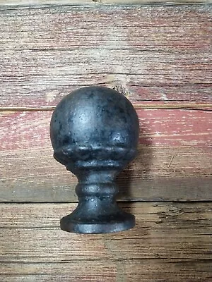 Antique Cast Iron Post Topper Baluster Ball Finial Architectural • $65