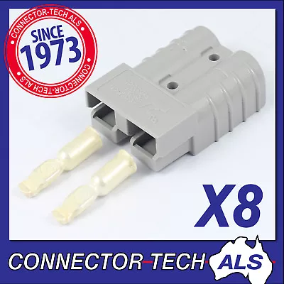 $29.08 • Buy 8X GENUINE Anderson 50 AMP Plugs - 4WD, Caravan, Camping, Fridge, Solar #6319X8
