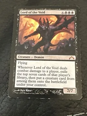 LORD OF THE VOID Gatecrash MTG Black Creature—Demon MYTHIC RARE • $13.94