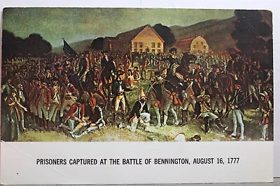 Vermont VT Battle Bennington Museum Prisoners Roy Williams Postcard Old Vintage • $0.50