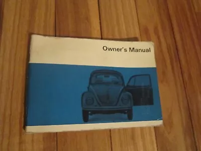 Vintage 1969 Volkswagen Beetle Owner's Instruction Manual English  Original #lr • $63