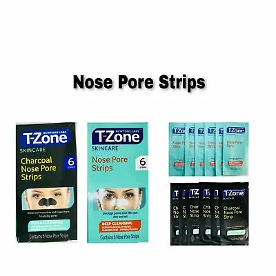 T-Zone Nose Pore Strips Deep Cleansing And Ultra Cleansing 6 Strips • £4.99