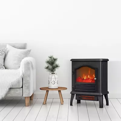 Duraflame 1000 Sq Ft Infrared Quartz Electric Fireplace Stove Heater Chimney • $109.45