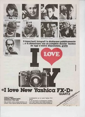 1983 Advertising-yashica Fx-d Quartz - Vintage Camera • £4.01