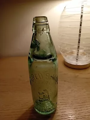 Vintage Codds Bottle Alfred Simms Walsall Bear & Staff Logo 1900's • £3.49