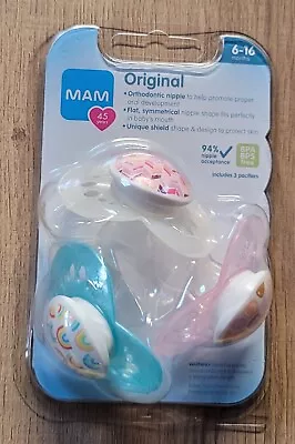 6-18 Months MAM Pacifiers • $6