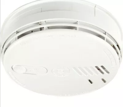 £19.99 • Buy 2 X AICO Ei141RC Smoke Alarm Mains Battery Back Up Lonisation Type Used Exp 2027