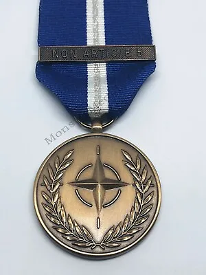 Nato Non Article 5 Balkans Medal Full Size Medal With Mounting Options • £22.99