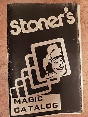 STONER'S MAGIC CATALOG And Confidential Price List 1970s? • $13.99