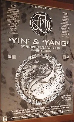 40x60  HUGE SUBWAY POSTER~Fish 1995 Yin+Yang Tour Live Dates Marillion Sam Brown • $42.99