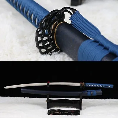 Japanese Samurai Katana Sword Handmade 1095 High Carbon Steel Kogarasu-Maru • $273.14