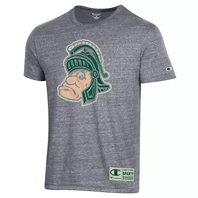 Champion Michigan State Spartans Men's Retro Vintage Logo Triblend T-Shirt XL • $19.99