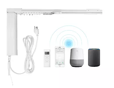 HC Smart Curtain System: WiFi Control Heavy Duty Work With Alexa And Google • $249