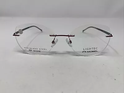 Morel Lightec France 30098L PN 04 51-16 Purple Rimless Eyeglasses Frame FY75 • $93.75