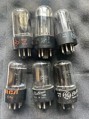 Vintage Vacuum Tubes - Lot Of 6 For Electronics Steampunk Art - Untested • $5